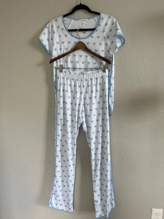 Lake Pima Short-Long Set in French Blue Heart. Size ST - Picture 7 of 16